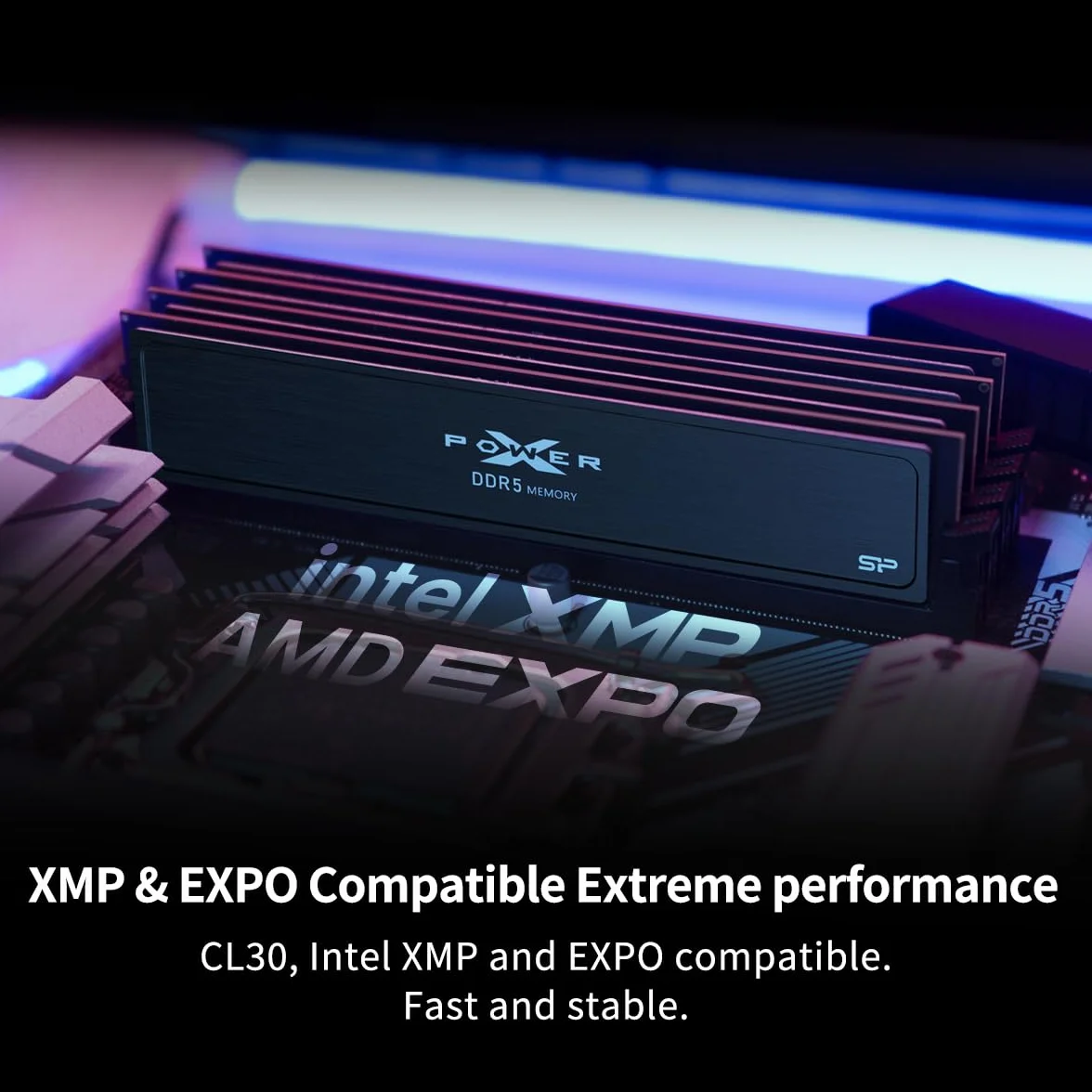 Silicon Power Value SP032GXLWU64AFDJAD DDR5 RAM 32 GB (2 x 16 GB) 6400 MHz (PC5-51200) 288-pinowy CL32 1,4 V UDIMM z radiatorem