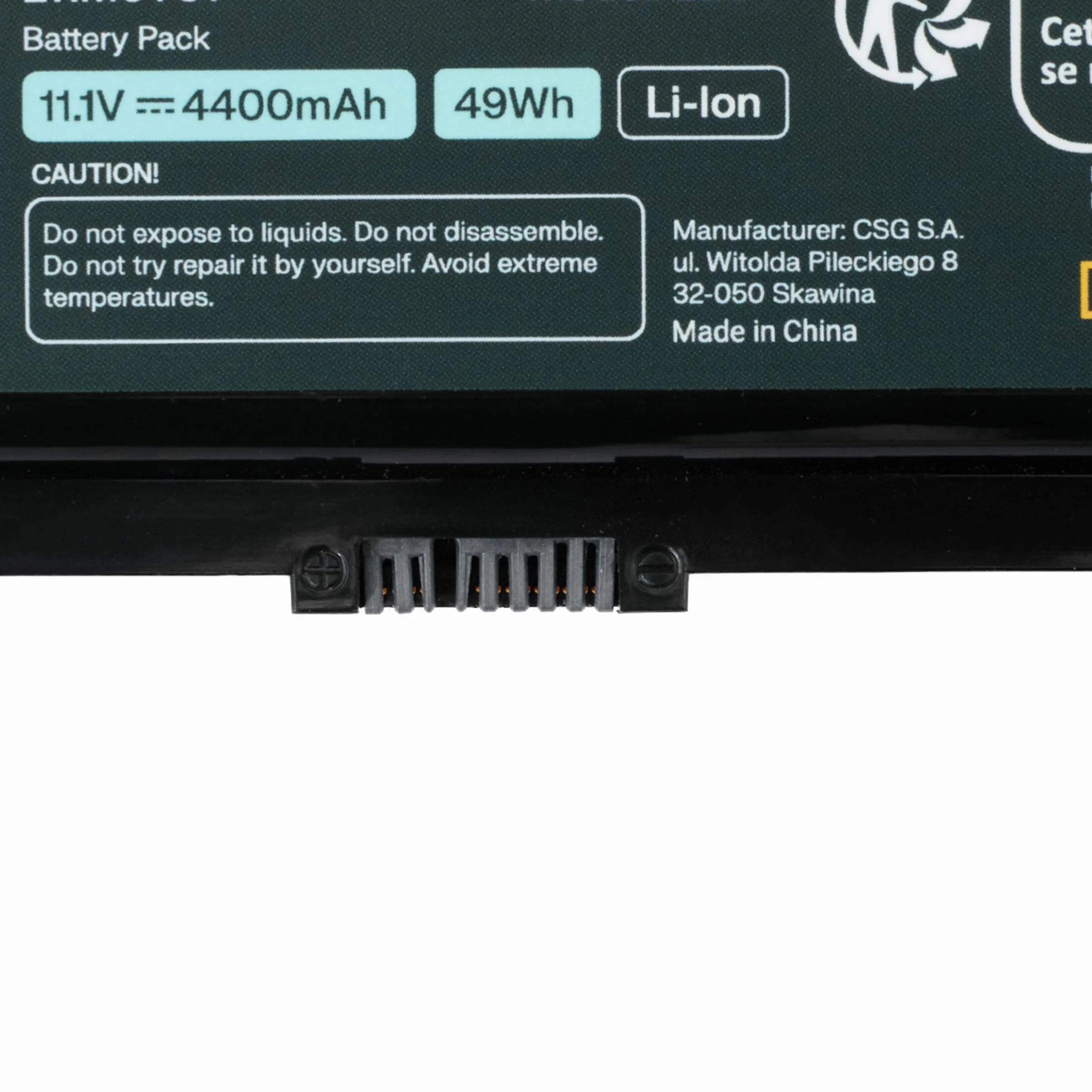 Green Cell Bateria do Laptopa Lenovo G500 G505 G510 G580 G585 G700 G710 G480, Lenovo IdeaPad Y480 Y580 Z480 Z580 Z585 P580 P585 (4400mAh 11.1V Czarna)
