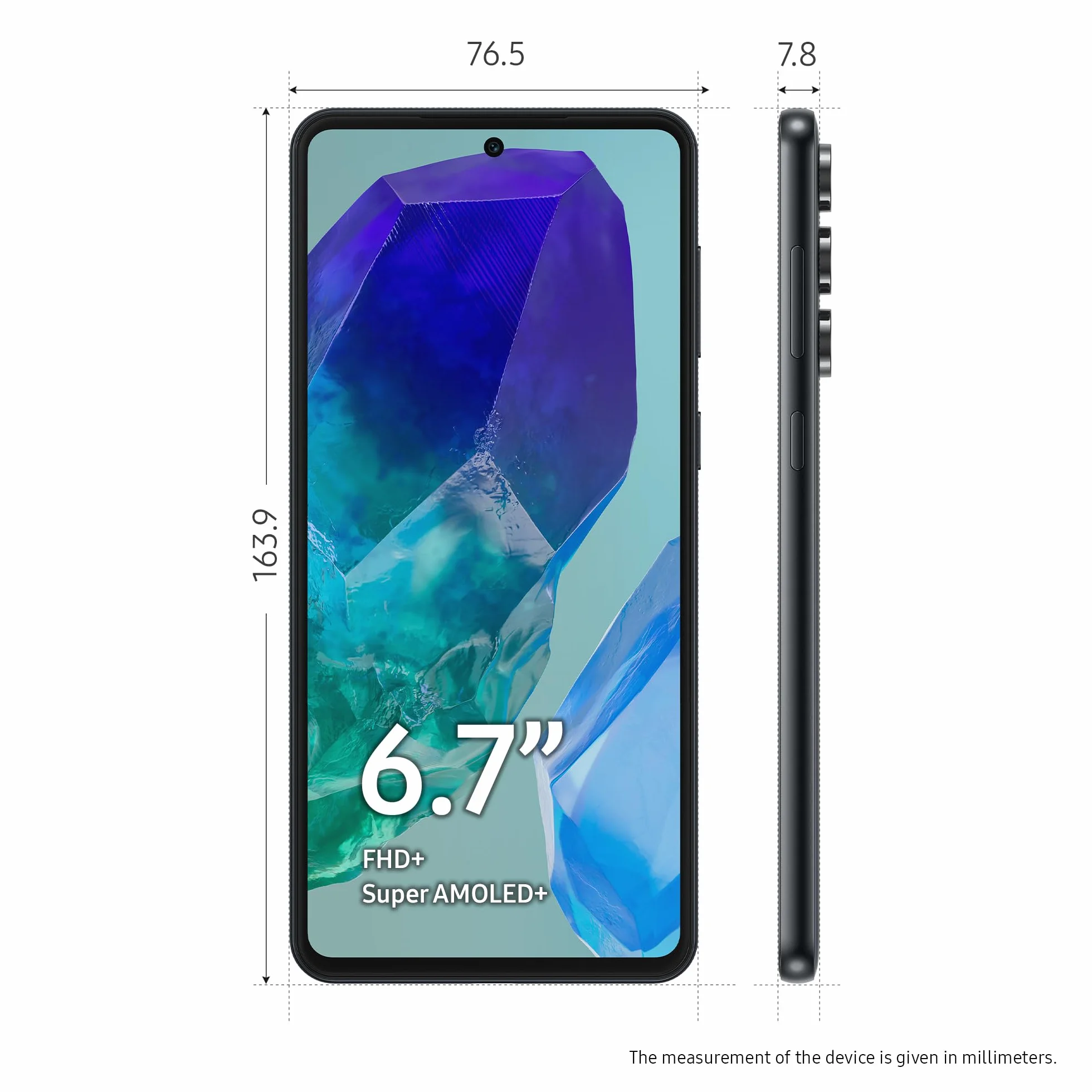 Samsung Galaxy M55 5G 8 GB/128 GB ciemnoniebieski (Dark Blue) Dual-SIM