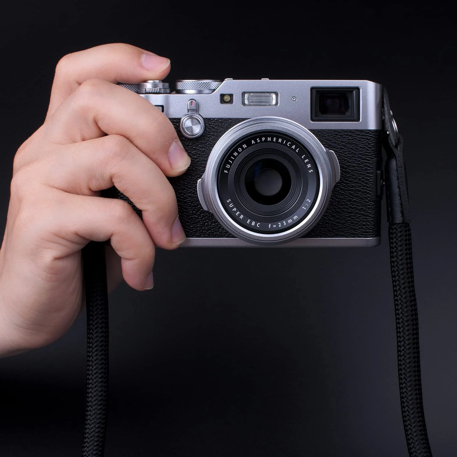 VKO Pasek na aparat pasek do noszenia na ramieniu Lina wspinaczkowa Pas na szyję pasek na ramię odpowiedni do Sony A6100 A6600 A6400 A6000 A6300 A6500 X100F X-T30 X-T4 X-T3 X-T20 X-T2 (czarny)