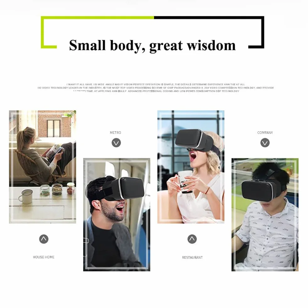 Słuchawki VR z wirtualnymi gogle sterownika VR, nadaje się do telefonów komórkowych 4.7 "-6.6", gry 3D i VR prezenty wideo dla dzieci i dorosłych