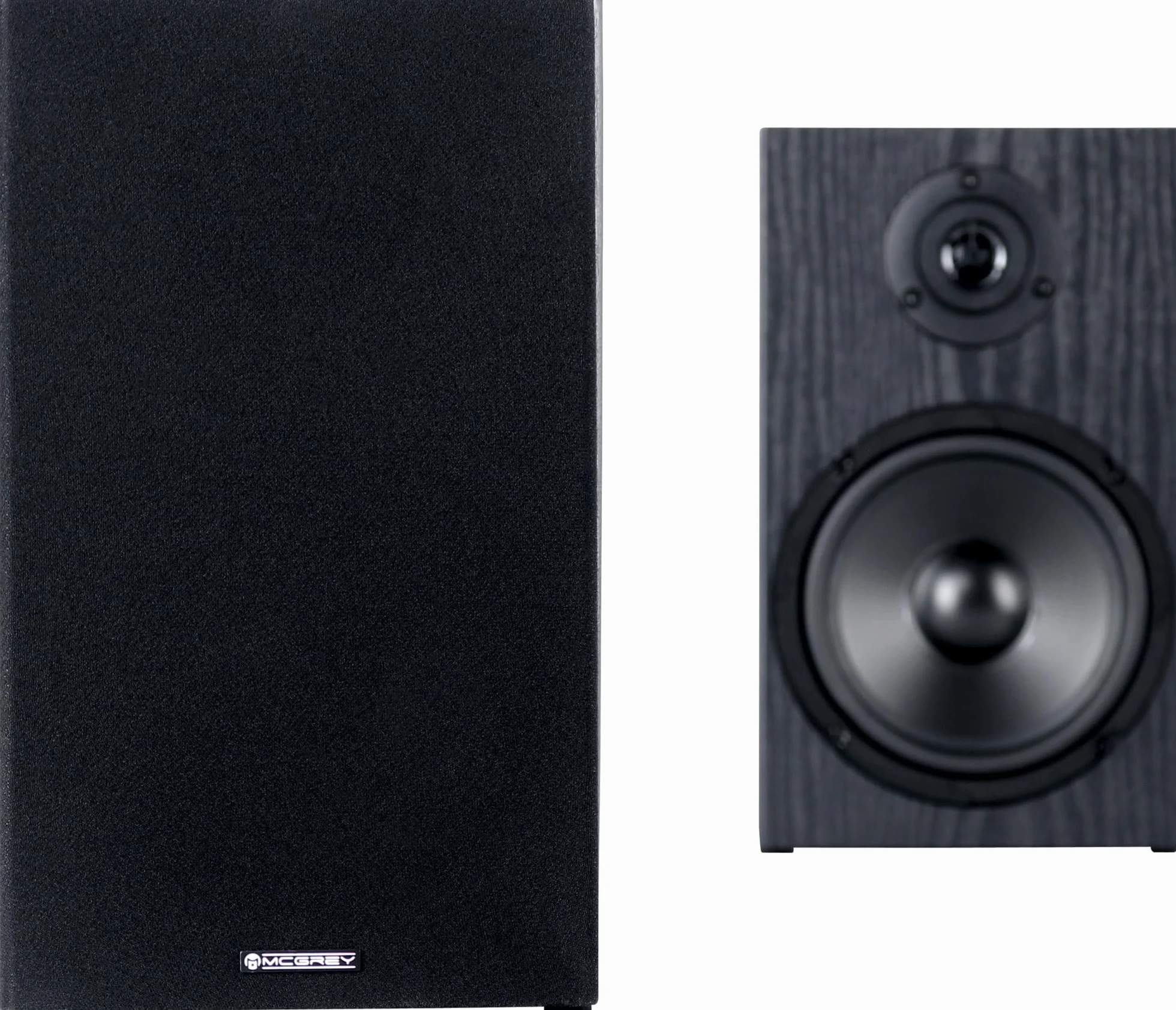 McGrey BSS-265 BK 6,5" głośniki HiFi, 1 para głośników, 40 W (RMS), system 2-drożny, również do montażu na ścianie, kolor czarny