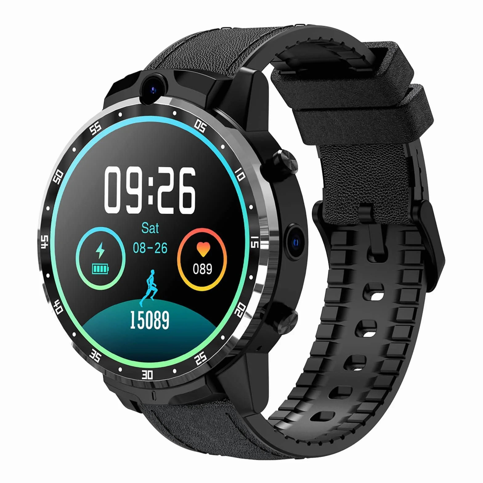 Inteligentny zegarek Fitness Tracker dla kobiet mężczyzn Smartwatch 1,6 cala z rozpoznawaniem twarzy Wodoodporny zegarek sportowy z licznikiem kroków Zegarek fitness dla telefonów z systemem Android