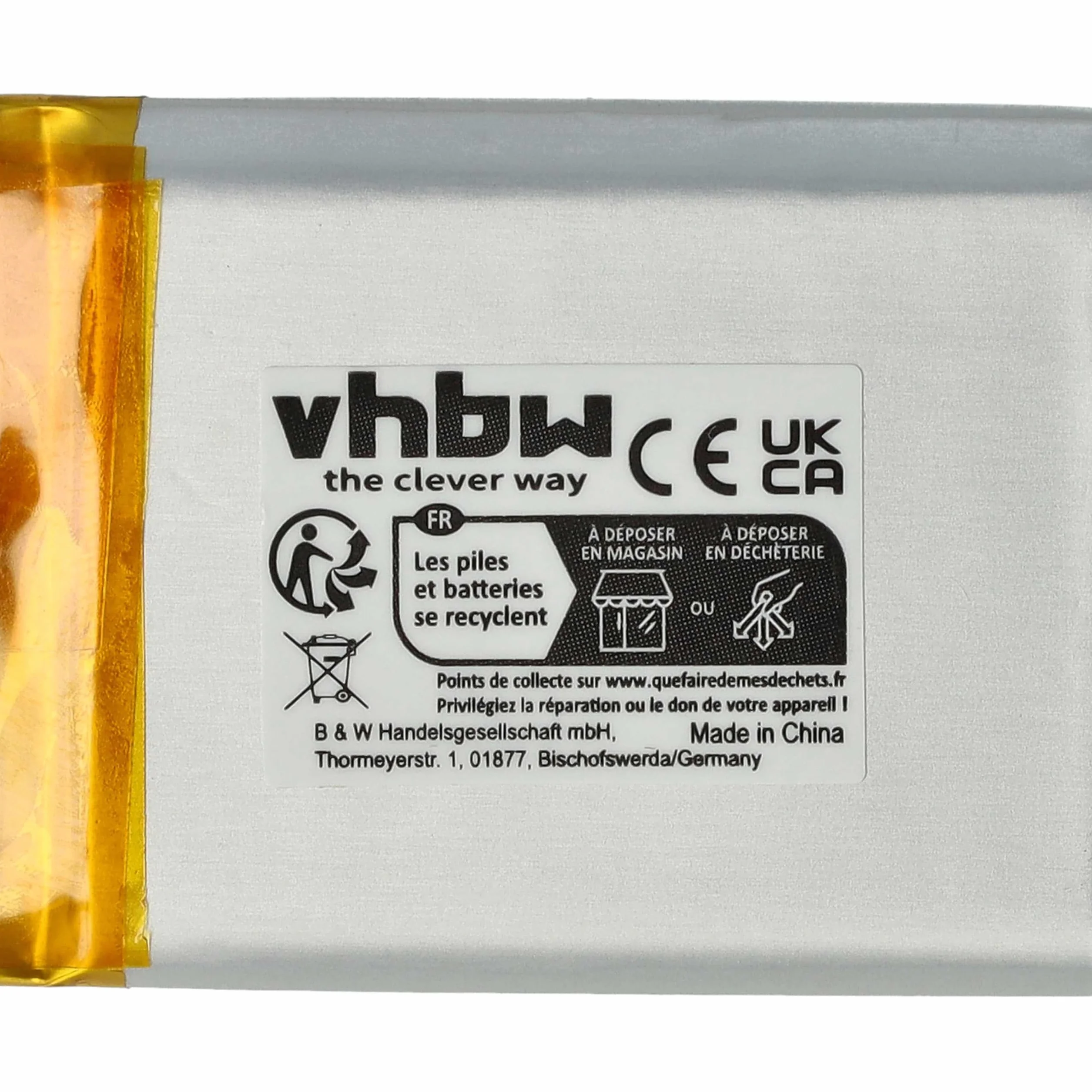 vhbw 1 x bateria kompatybilna z bezprzewodowymi słuchawkami Marshall MID (650 mAh, 3,7 V, Li-ion)