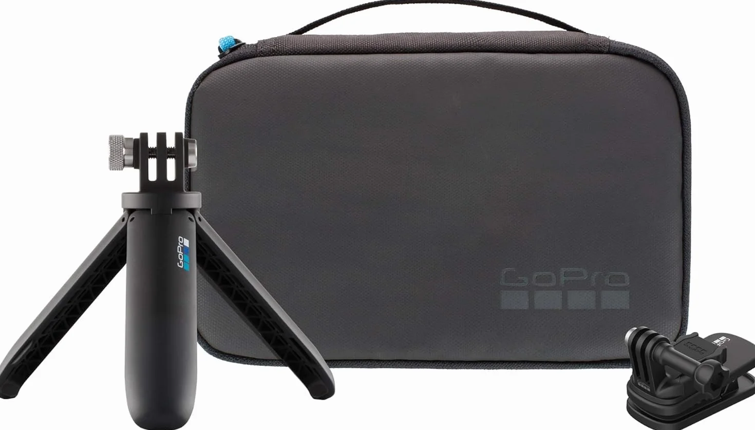 GoPro Zestaw podróżny (magnetyczny klips obrotowy, krótka i kompaktowa obudowa) – oficjalne akcesoria GoPro