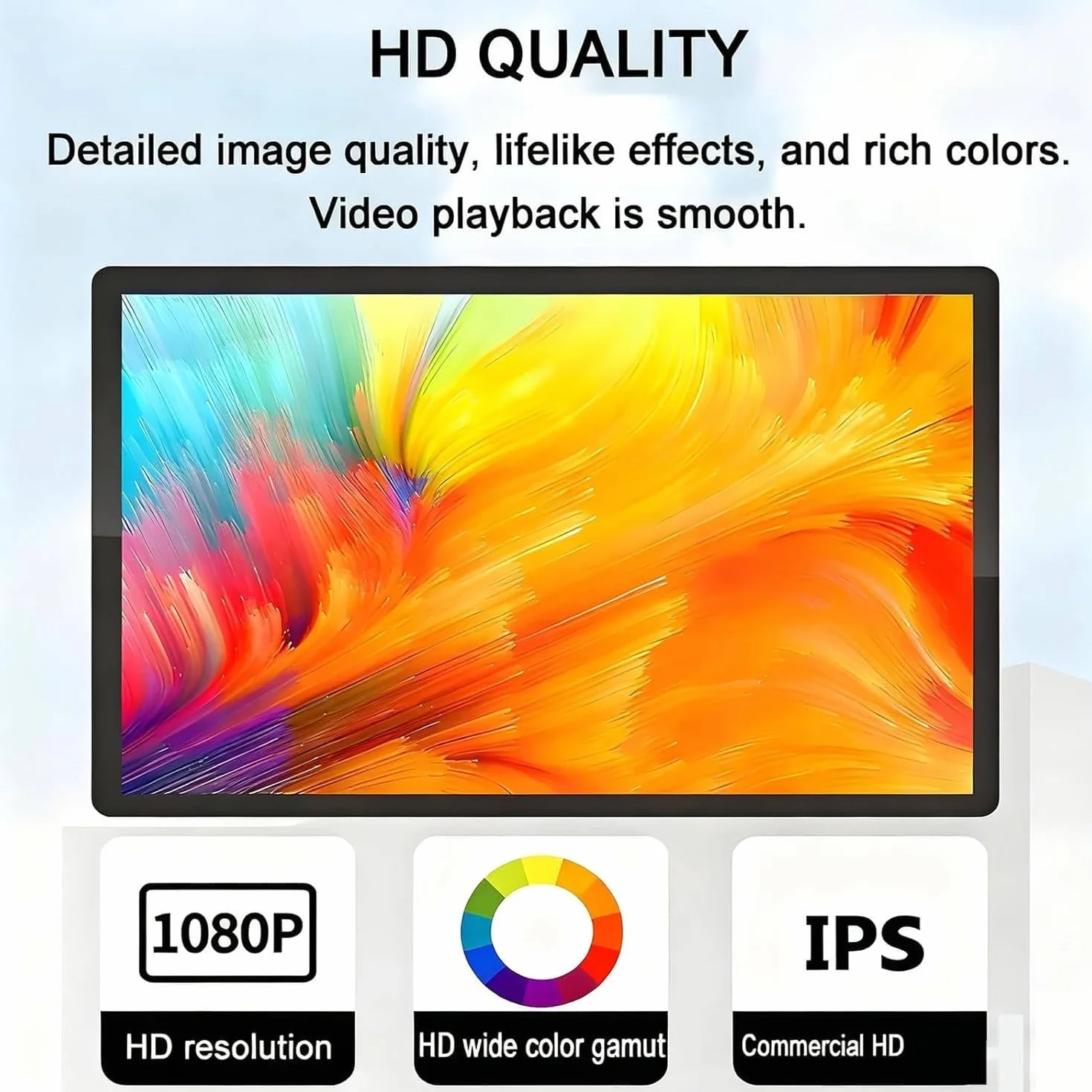 Kiosk cyfrowy, odtwarzacz multimediów reklamowych, ekran Digital Signage, przełączanie trybu poziomego i pionowego, zapętlanie, inteligentny podział ekranu 18.5inches