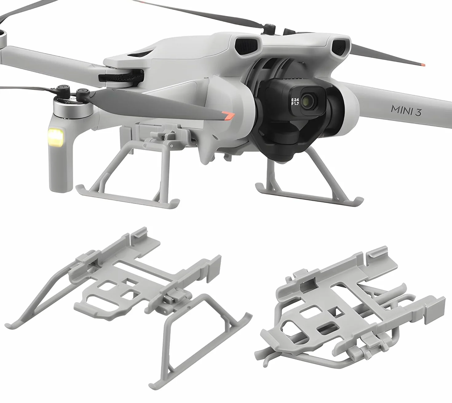 Mini 3 Pro/Mini 3 podwozie: składana szybka nogawka przedłużająca do akcesoriów do dronów DJI Mini 3/Mini 3 Pro