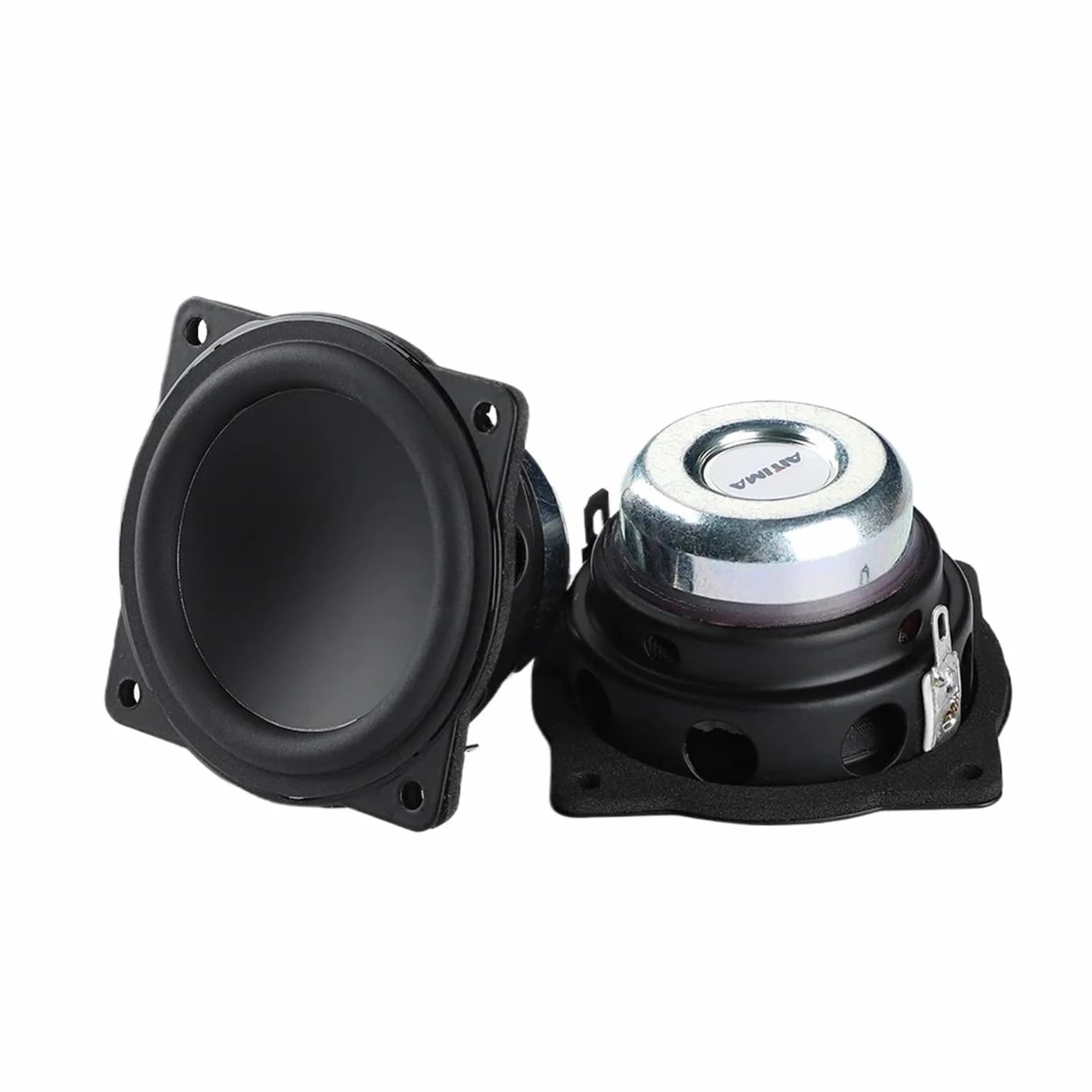 Zestaw 2 mini przenośnych głośników audio 2 cale, 4 omy, 20 W, pełny asortyment, do kina domowego DIY, kompatybilny z Bluetooth.