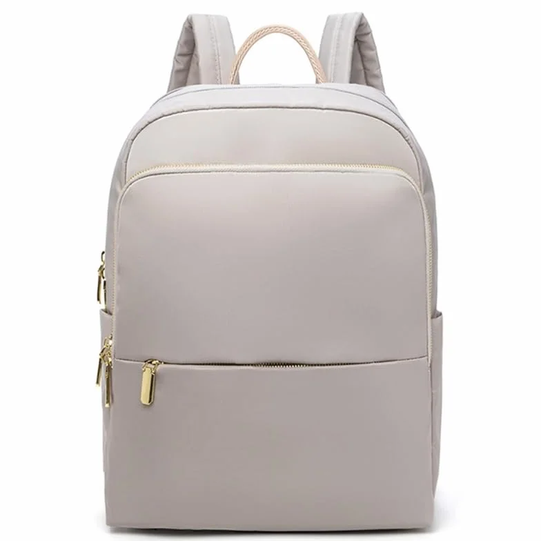 Plecak studencki Tornister Torba na laptopa Modna torba podróżna dla nastolatki Student School College Pack Odporny na zachlapania plecak(Apricot gray)