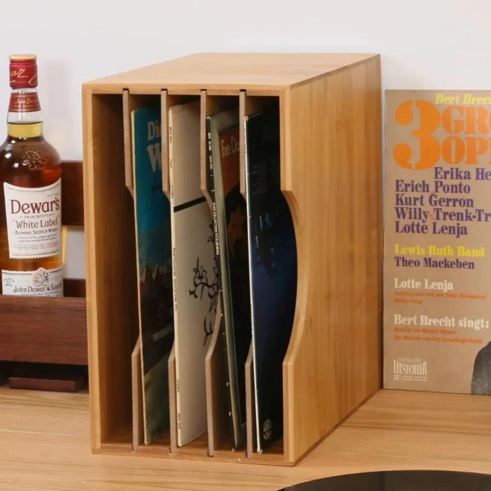 Pudełko na płytę Organizer na płyty CD Nostalgiczne pudełko kasety Regał Drewniany stary pulpit do przechowywania dokumentów Uchwyt na płytę