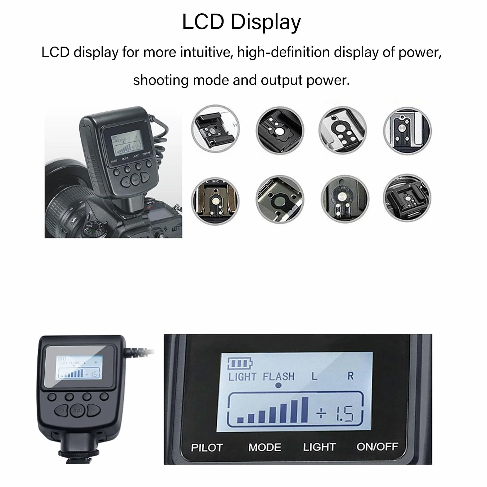 Pierścieniowa Błyskowa LED Do Makrofotografii, 3000k-15000k 48led Pierścieniowa Błyskowa Makrofotografii Z Wyświetlaczem Lcd, 9 Pierścieniami Pośrednimi I 2 Dyfuzorami