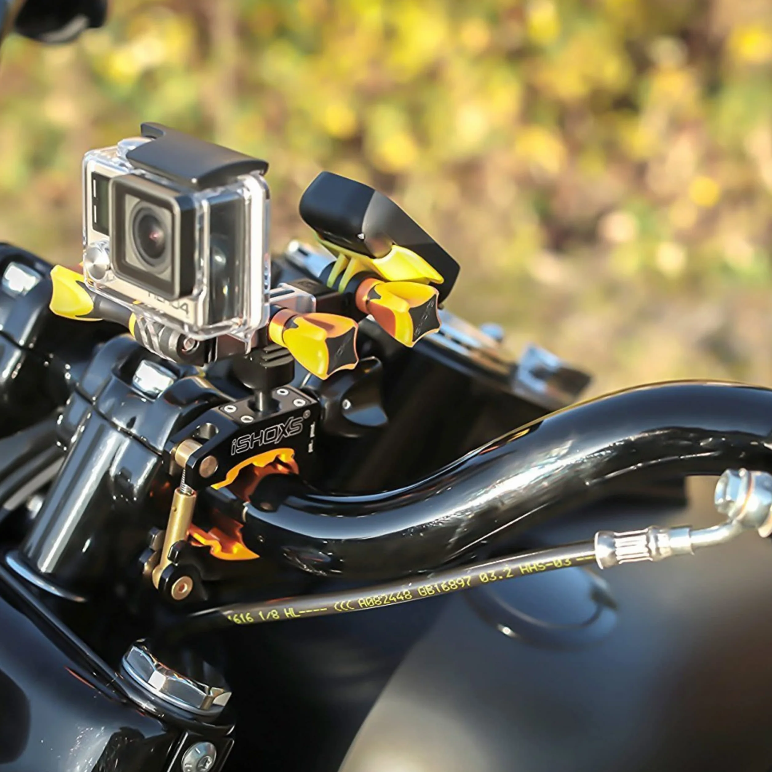 ProMount – Solidny uchwyt do GoPro, DJI, Akaso i innych kamer sportowych | Stabilne mocowanie na pojazdach, sprzęcie i rurach (średnica 20-40 mm) | Antywibracyjne do sportów ekstremalnych