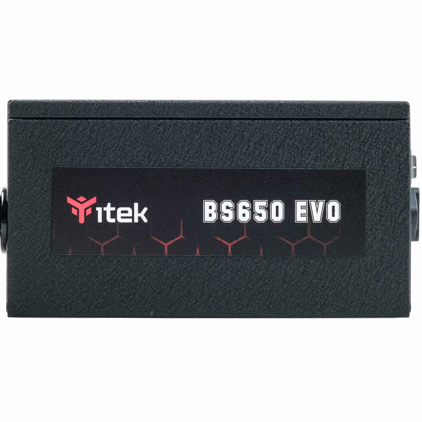 iTek ITPSEBS650 EVO – 650 W, HDB Hydraulic Dynamic Bearing 12 mm, aktywna ochrona PFC, certyfikat efektywności 80 Plus, brąz, wentylator HDB 12 cm, półmodułowa Free Plug, ITPSEBS650
