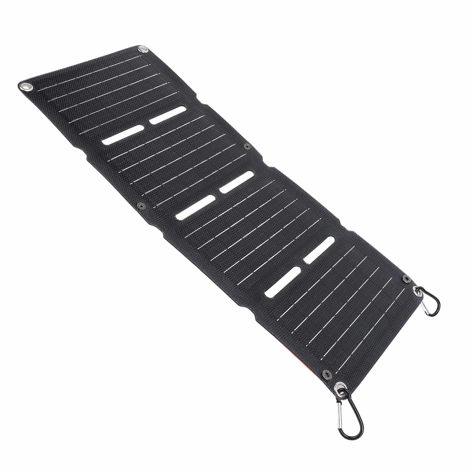 Monokrystaliczny Składany Panel Słoneczny o Mocy 40 W Szybkie ładowanie Podwójne ładowanie Zewnętrzne USB, Przenośna, Lekka ładowarka Słoneczna do Podróżowania na Zewnątrz