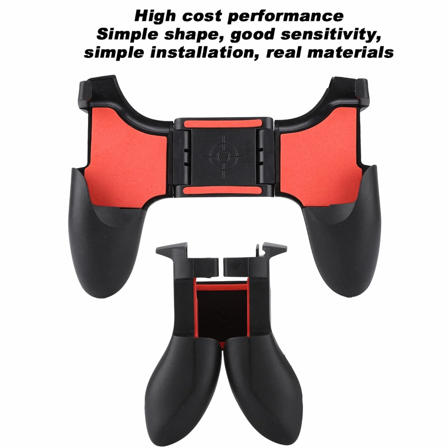 Hakeeta Przenośny uchwyt kontrolera Joystick PUBG, uniwersalny uchwyt joystick-game-joystick, składany, uchwyt kontrolera o ergonomicznym kształcie do smartfonów.