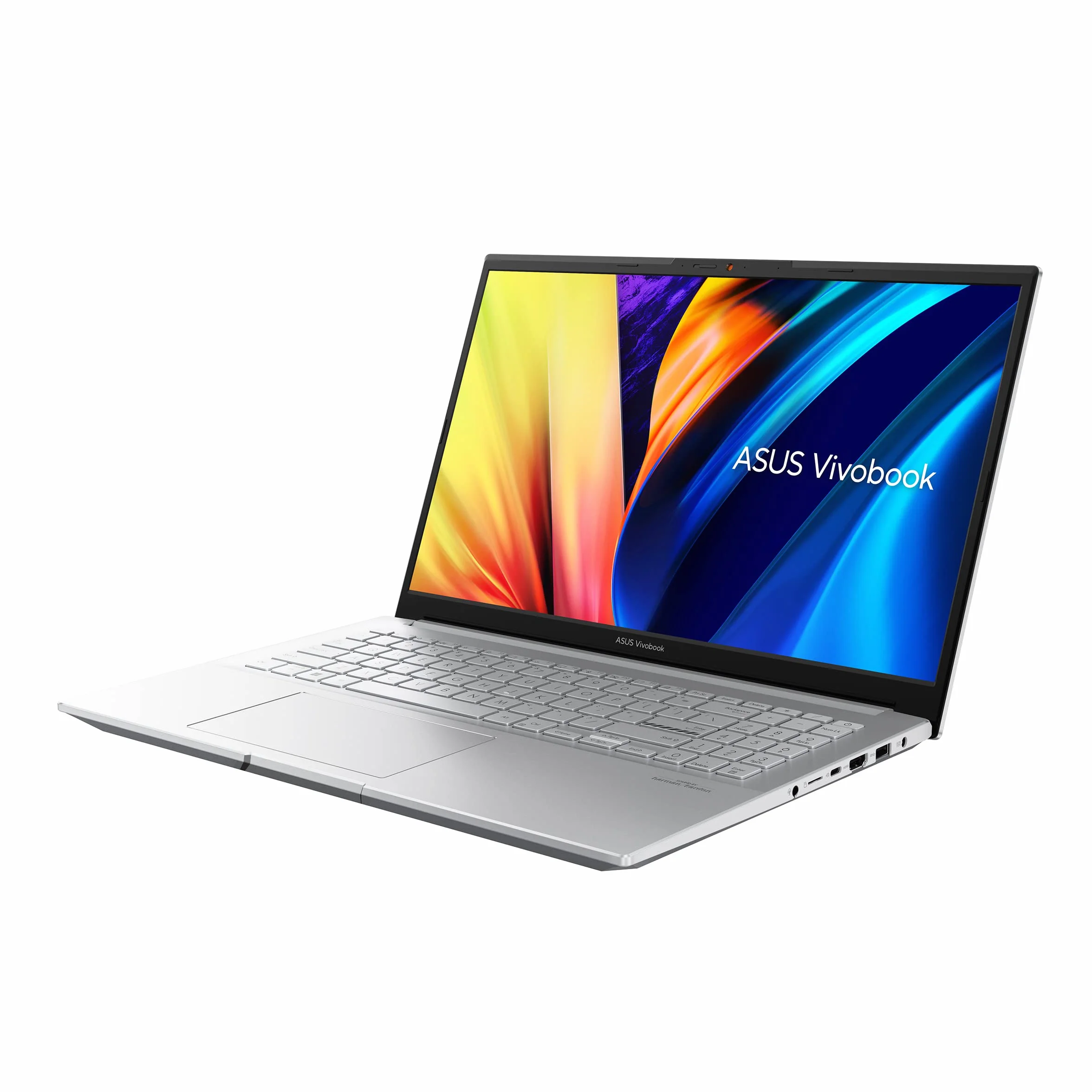 ASUS Vivobook Pro 15 M6500RC-HN058W notebook z ekranem 15,6" FHD Glossy, AMD Ryzen 7 6800H, RAM 16 GB, 512 GB SSD PCIE, NVIDIA GeForce RTX 3050, 4 GB GDDR6, Windows 11 Home, srebrny