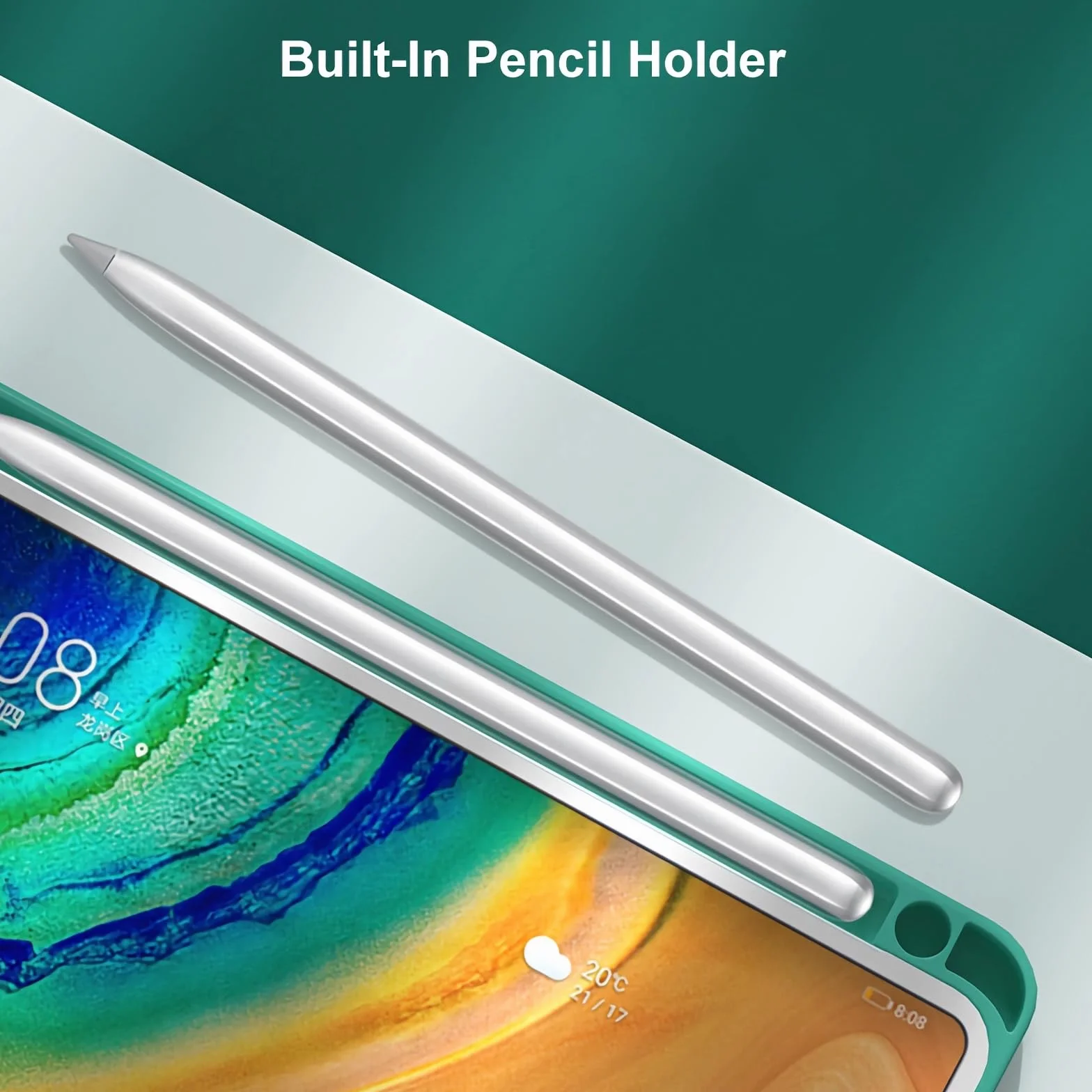 Etui z klawiaturą do Xiaomi Mi Pad 6/6 Pro 11" 2023, Wbudowany Uchwyt Na Ołówek, Magnetyczna Odłączana Bezprzewodowa Podświetlana Klawiatura z Myszą Bluetooth,Pink