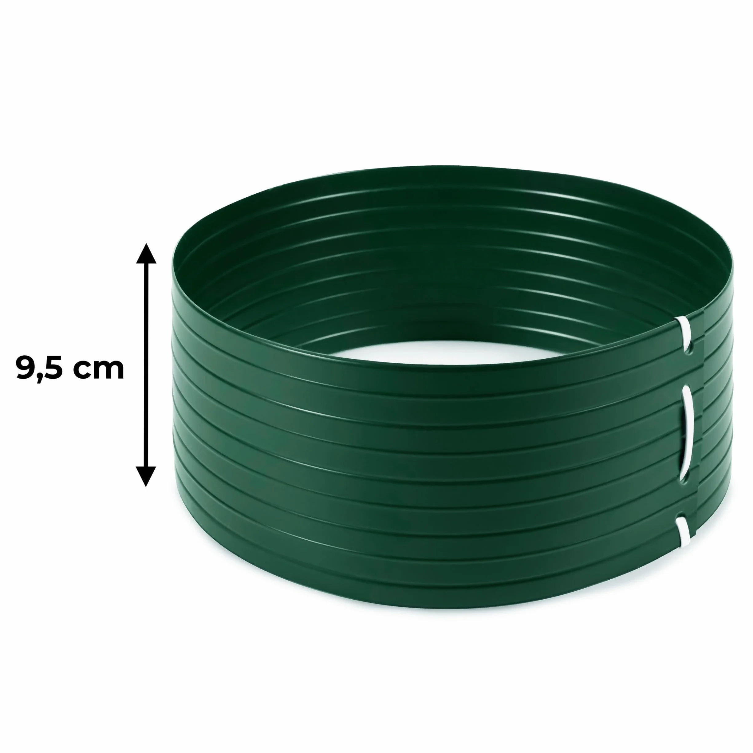 Quest Pierścień nawadniający PVC, do sadzenia roślin i drzew — wys. 9 cm, 1,6 m, zielony