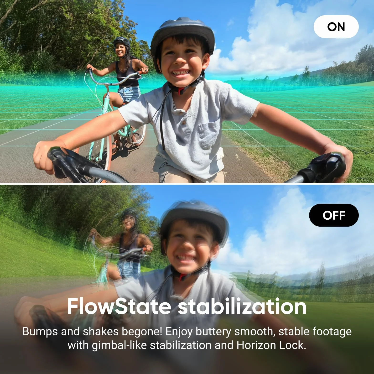 Insta360 GO 3S Cycling POV Bundle 64GB biały - mała przenośna kamera do vlogowania 4K, bez użycia rąk, mocowanie w dowolnym miejscu, stabilizacja, 140 min pracy baterii, wodoodporność 10 m, edycja AI