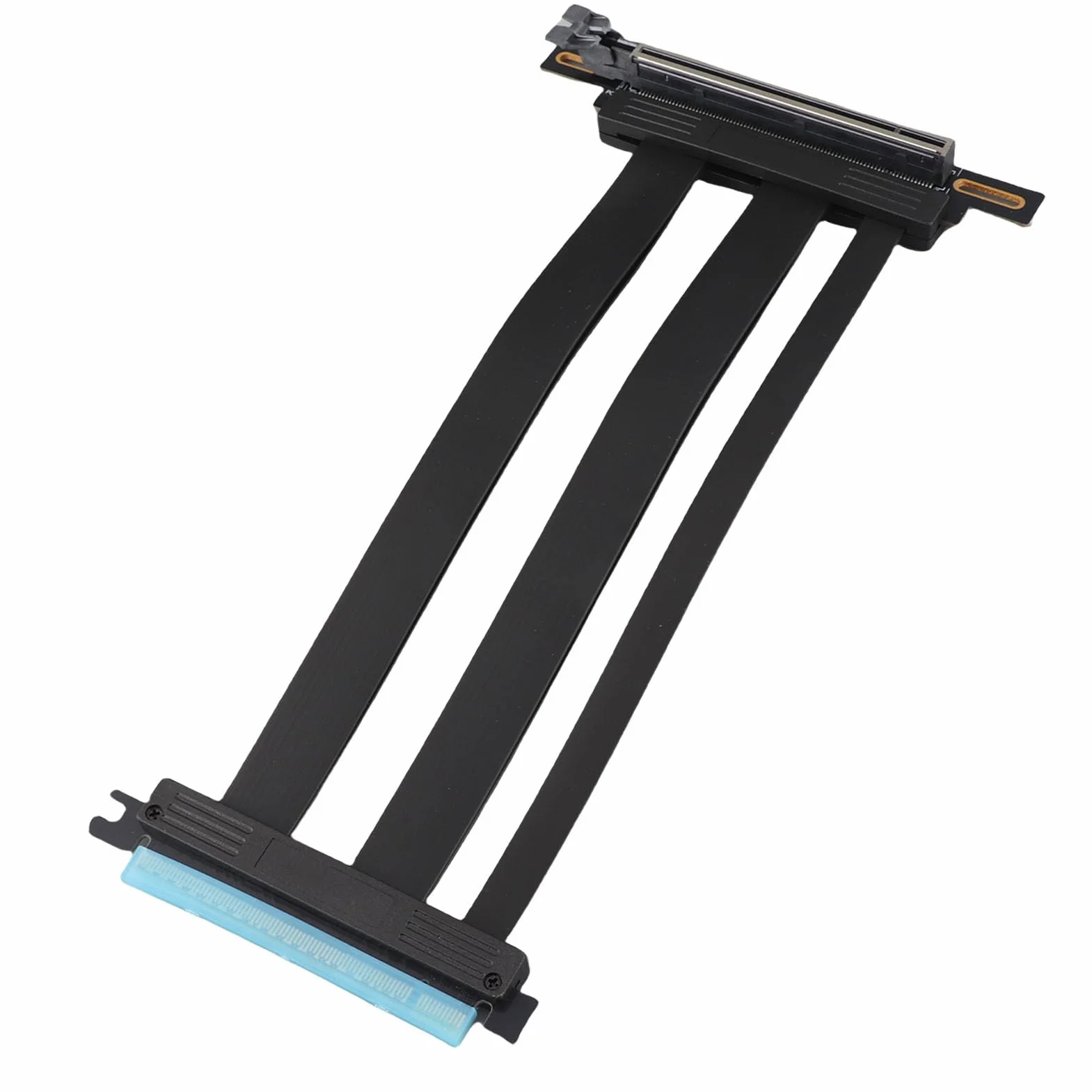 Sxhlseller Profesjonalny Przedłużacz Karty Graficznej PCIE Gen5 X16 Dwurzędowy, Szybki Kabel 90 Stopni Typu Plug and Play dla Kabla Pionowego PCIE 5.0 Zgodny z RTX3090 RX6900XT dla Entuzjastów Kart