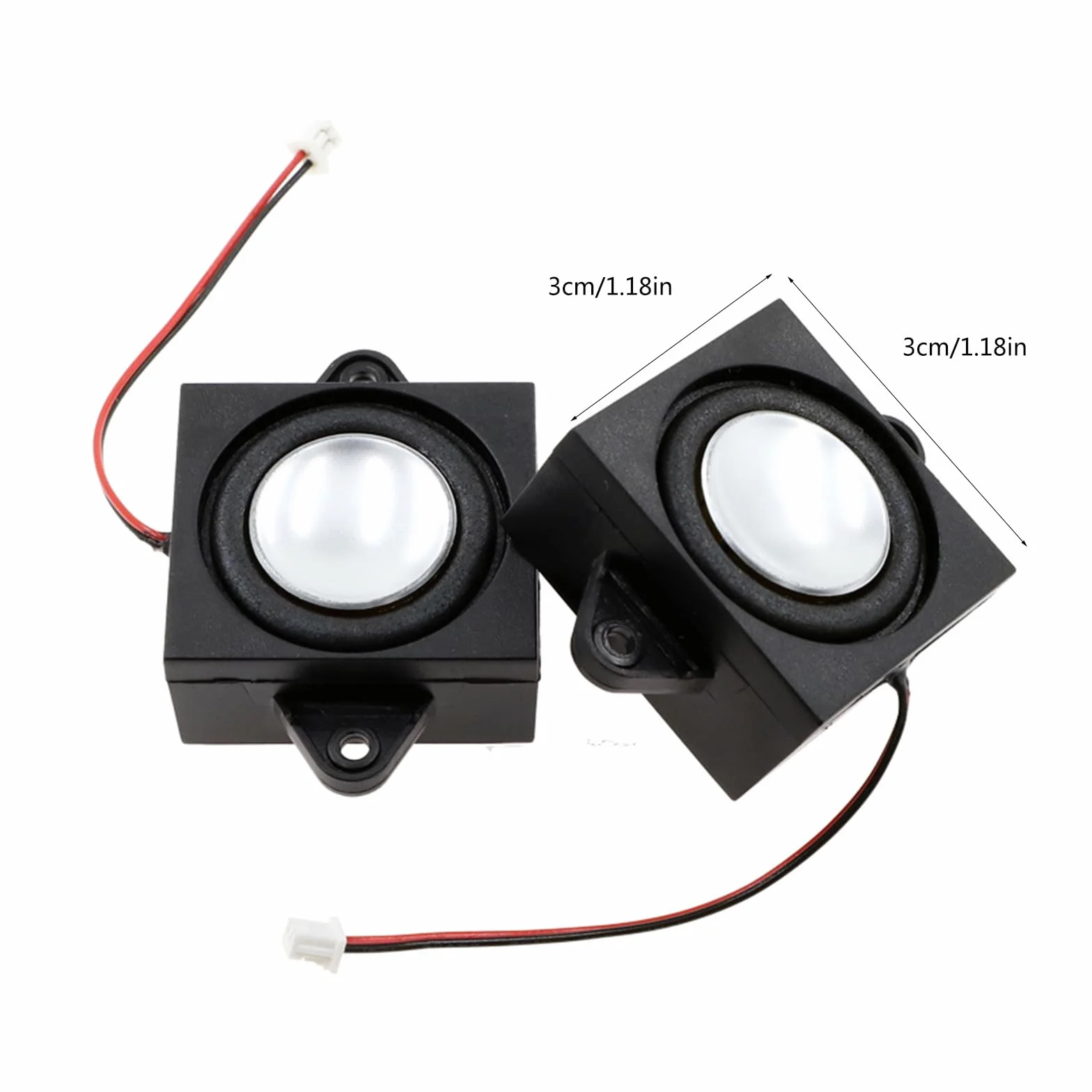 2 szt. 4 omów 5 W głośnik 4 omy 5 W głośnik głośnikowy 2-pinowe zaciski do małych projektów elektronicznych