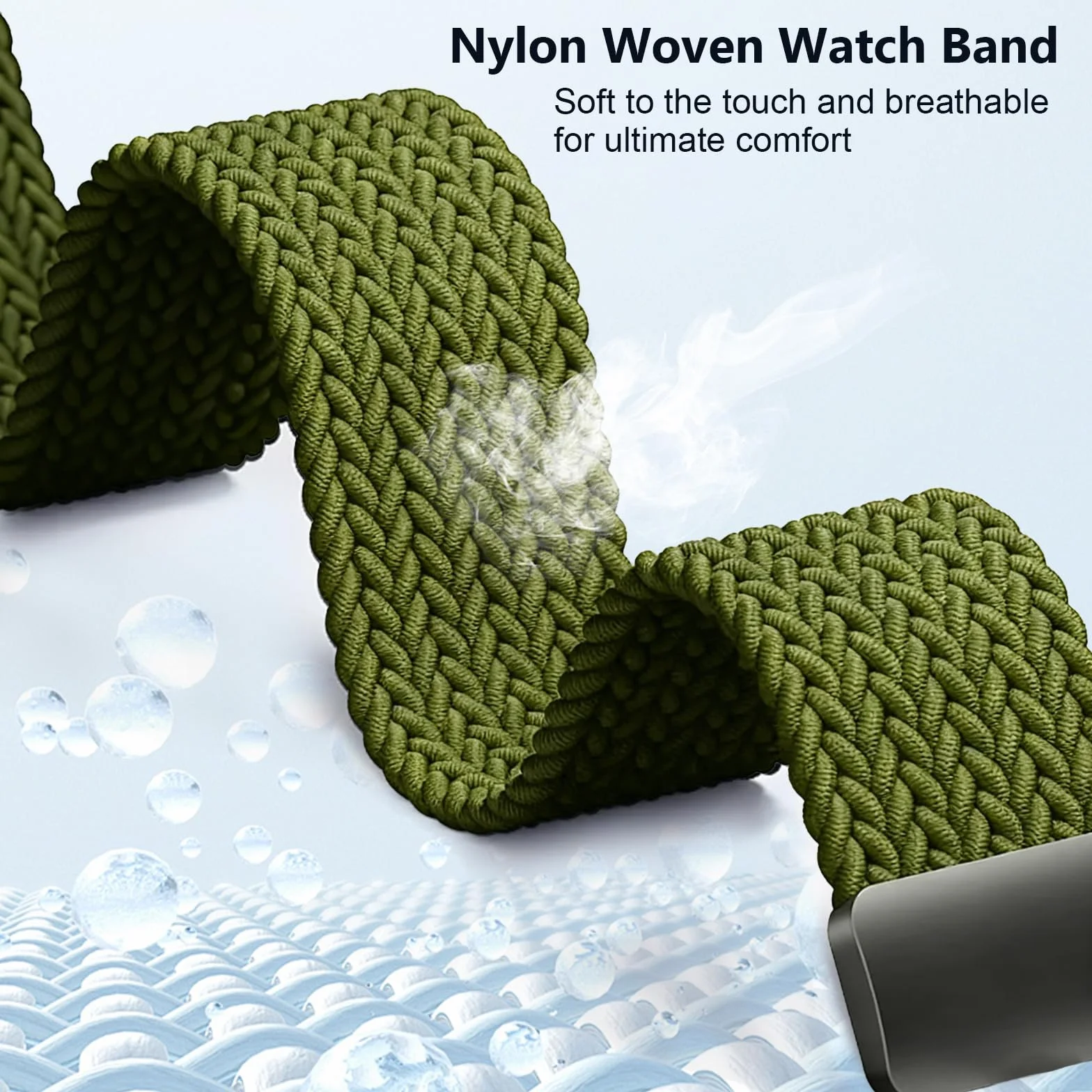 3 Sztuki Tkactwo Paski Kompatybilny z Amazfit Helio Strap, 22mm Elastyczne Nylon Paski Zamienne Zapięcie Magnetyczne Armband dla Sportow Kobiet i Mężczyzn