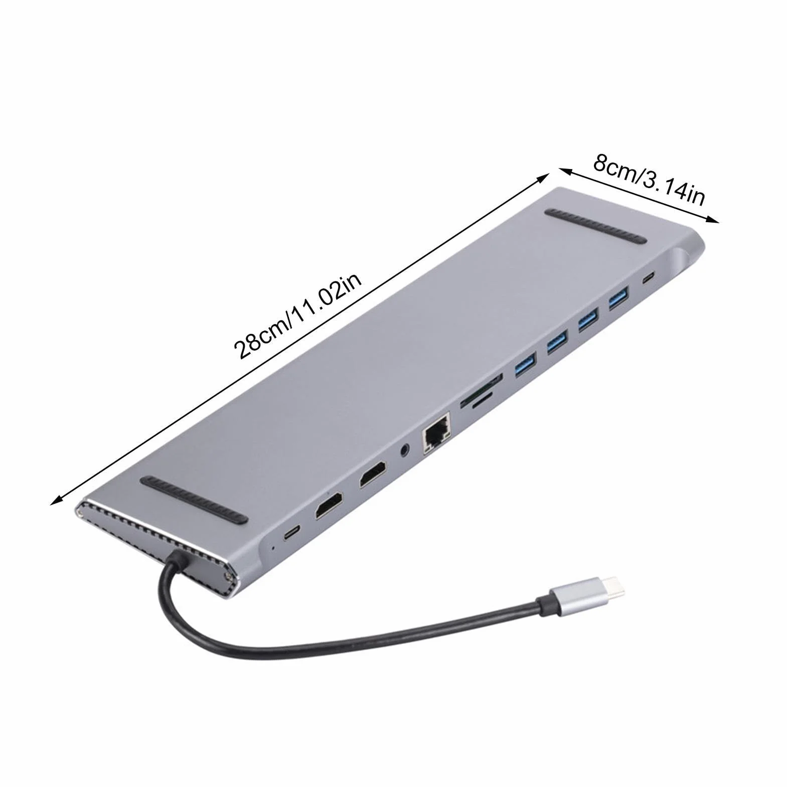 Uniwersalna Stacja Dokująca Do Komputerów PC Adapter, szybki hub | Szybki Dok Laptopów Hub w formie dongle do laptopów, notebooków, tabletów i smartfonów
