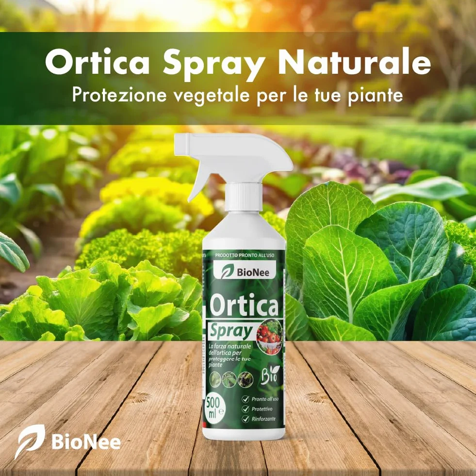 Ekstrakt z pokrzywy w sprayu 500 ml naturalny ochronny wzmacniający dla roślin przeciwko mszycom roztoczom grzybicom do rolnictwa ekologicznego