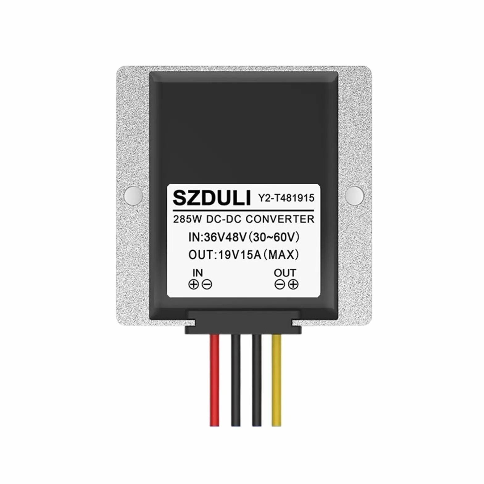 Zasilacz 36V48V do 19V DC moduł step-down 48V do 19V specjalny zasilacz do notebooka samochodowego alarm elektryczny (kolor: 48V do 19V 15A 285W)