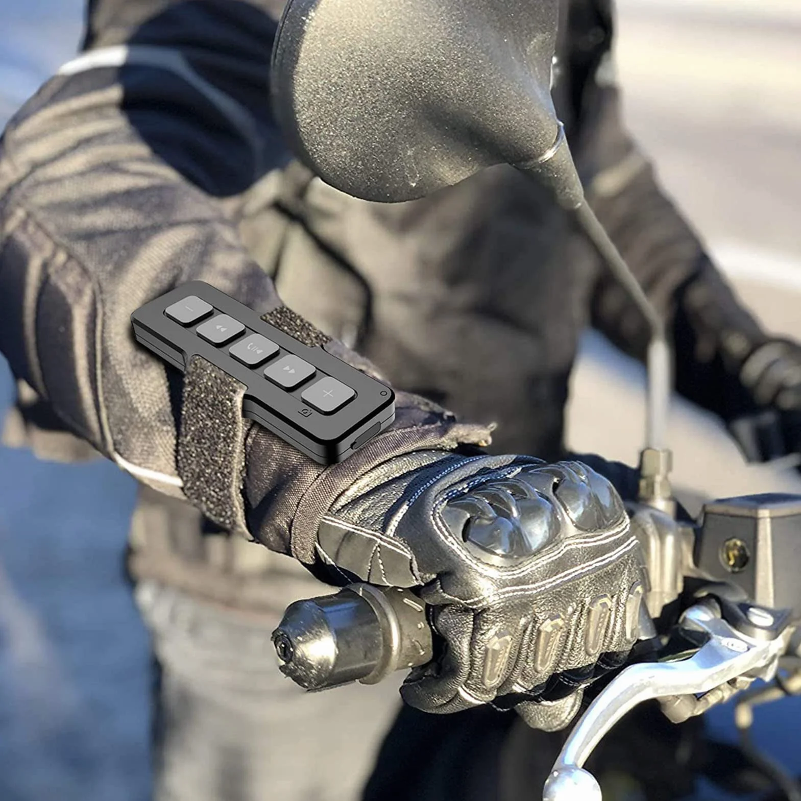 Pilot Bluetooth, Bezprzewodowy Pilot do Smartfonów, Spust Migawki Aparatu do Zdjęć i Selfie, Przycisk Kontrolera Samochodowego, Wodoodporność IPX4, Obsługa Asystenta Google