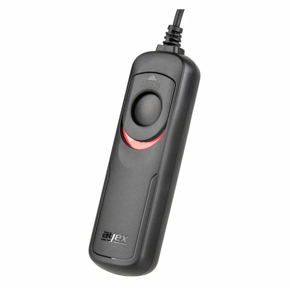 ayex Zdalny wyzwalacz kabli AX-10, kompatybilny z Sony (S2) np. A9 A7 A7R II A7RIII A7S II RX10 A6500 A600 A58 NEX-3N DSC-HX400 DSC-RX1R Wiele funkcji, takich jak wyzwalacz seryjny i Lekki, łatwy do obsługa