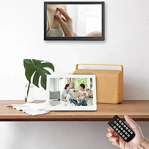 Cyfrowy album na zdjęcia 18 cm wielofunkcyjna maszyna reklamowa LCD - elektroniczna ramka na zdjęcia do wyświetlania zdjęć i filmów