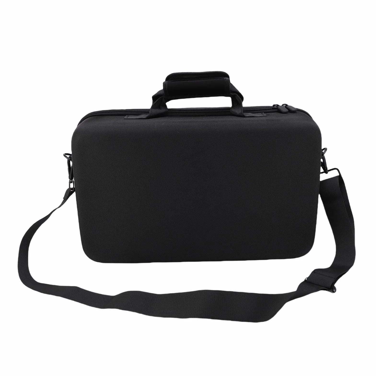Generic Przenośna Torba Podróżna Konsoli Gier, Wodoodporna Konsola Ochronna Twarda Skrzynka do Przenoszenia dla Kontrolera Pionowe Kable Słuchawkowe (BLACK)