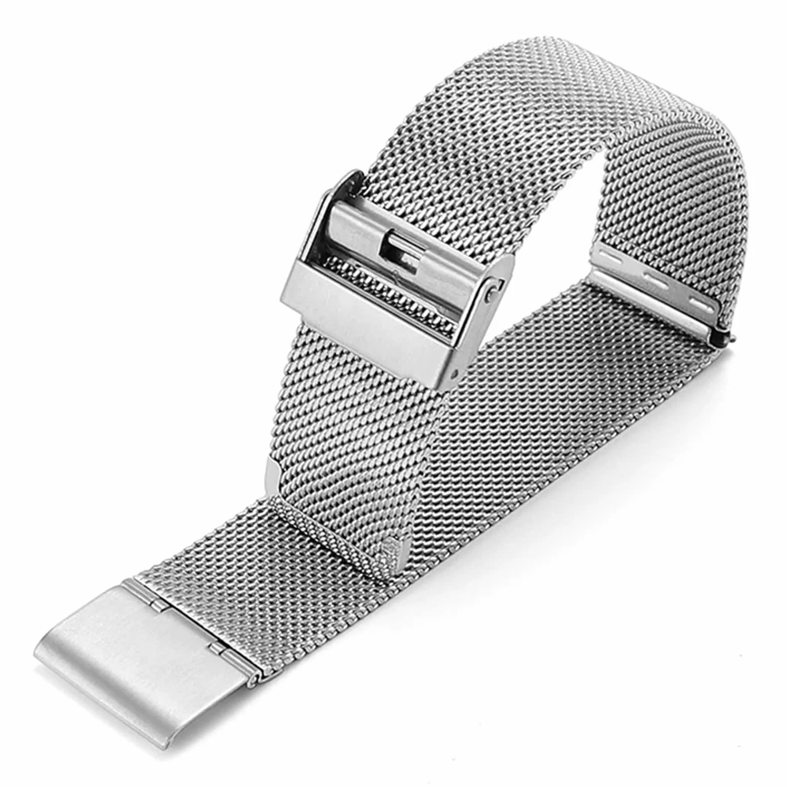 1,0 mm bransoletka z siatki mediolańskiej inteligentny zegarek ze stali nierdzewnej 18 mm 20 mm 22 mm 24 mm opaski na nadgarstek