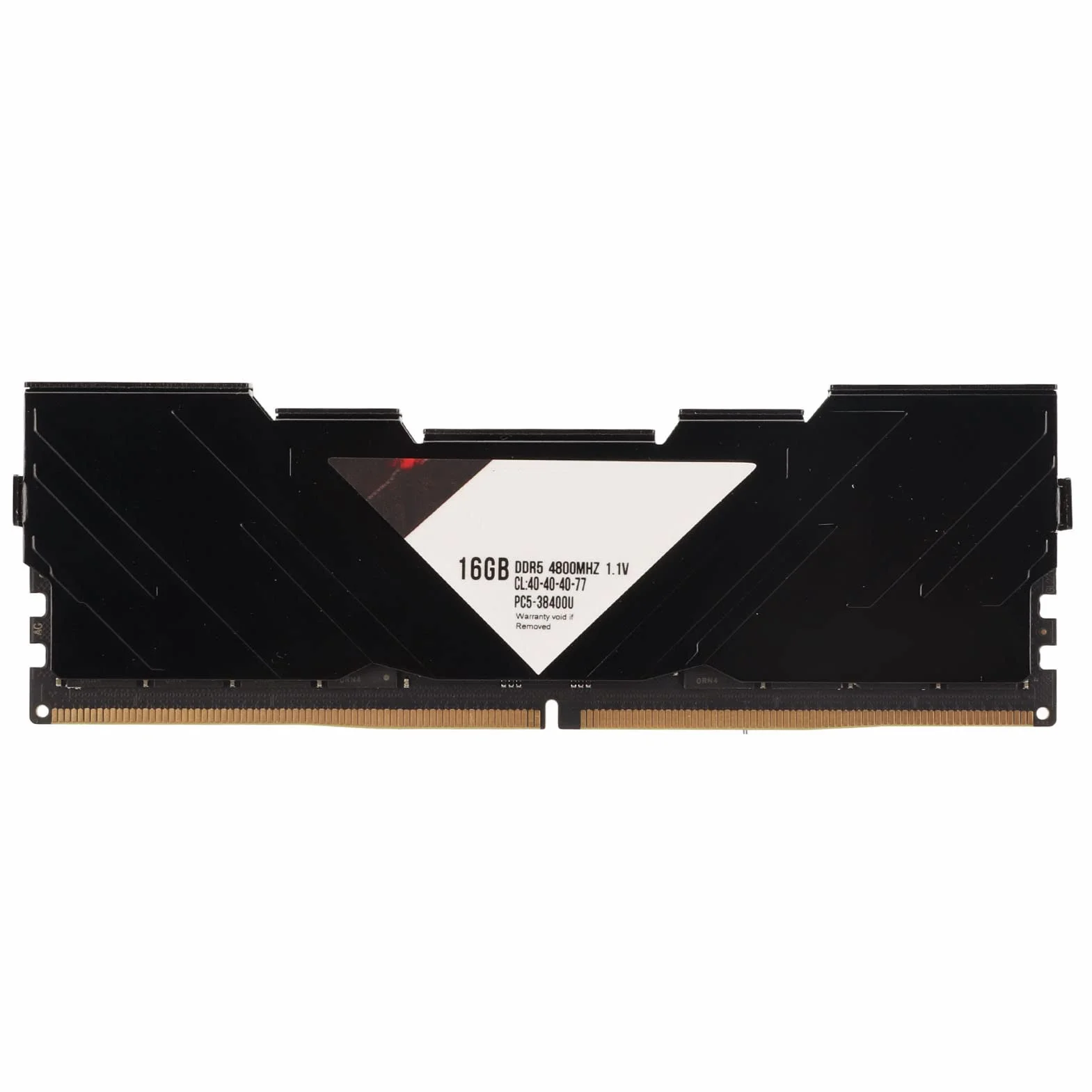 16 GB DDR5 RAM, wydajne rozpraszanie ciepła DDR5 4800 MHz RAM szybka reakcja dla PC (czarny)