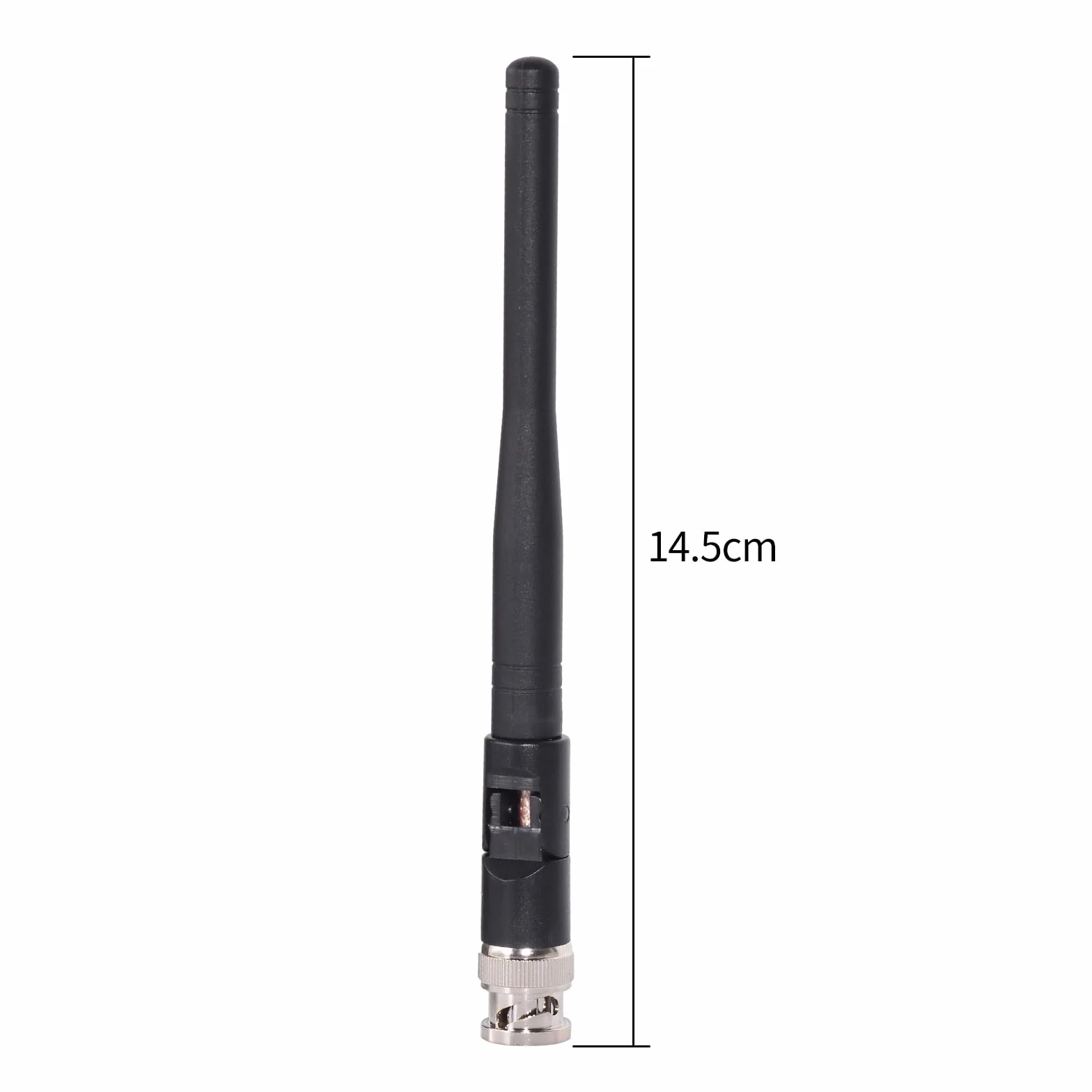 Superbat Bezprzewodowa antena odbiornika mikrofonowego UHF 470 MHz-960 MHz 3dBi BNC męska antena 2 szt. do cyfrowego tunera mikrofonowego UHF Ham Radio, Lapel Lavalier, Goosneck itp.