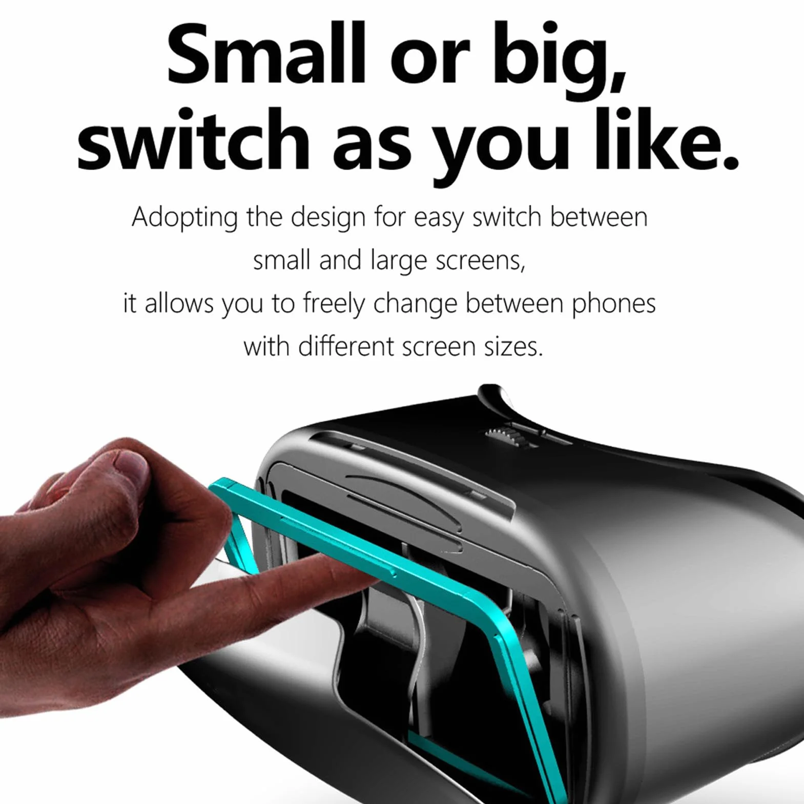 Zestaw Słuchawkowy 3D VR do Telefonów z IOS i Android,Soczewki HD z ochroną Oczu Okulary do Wirtualnej Rzeczywistości,Gogle do Rzeczywistości Wirtualnej do Telefonów 5–7