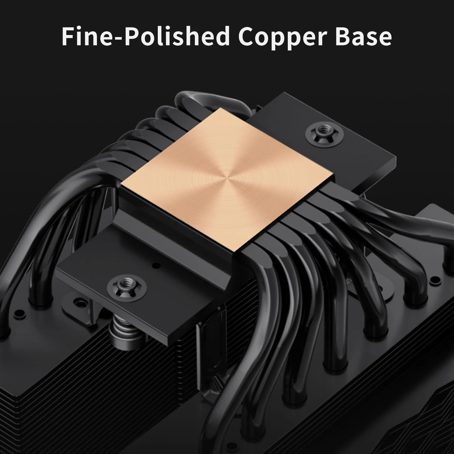 PCCOOLER RT720 BK Chłodzenie CPU typu Dual-Tower, 7×6mm rurki cieplne, wentylator 120mm PWM hydrauliczny, uchwyt przeciw odkształceniom, miedziana baza, kompatybilny z Intel i AMD