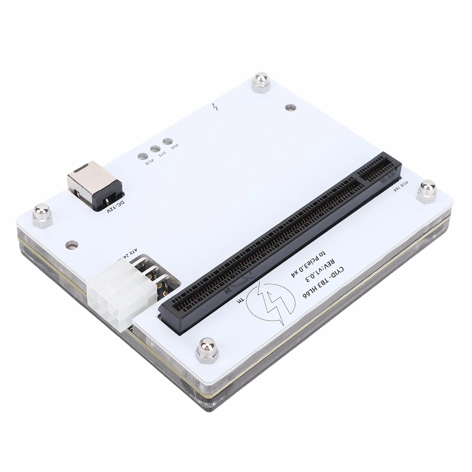 Fabater Zewnętrzna Stacja Dokująca GPU Wszechstronna Stacja do Aktualizacji Grafiki do Laptopów, Małych Komputerów PC, Konsol Gier USB4.0, Solidna Konstrukcja