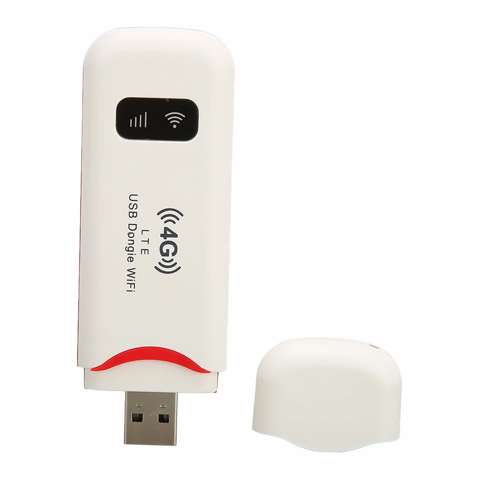 Ejoyous 4 G USB Dongle, przenośny router podróżny WiFi hotspot z gniazdem na kartę SIM, możliwość odblokowania wszystkich sieci, na podróż, kemping, zakwaterowanie wakacyjne, obsługa dwóch pasm,
