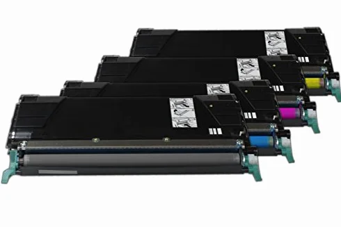 Rebuilt do Lexmark C 736 DTN - 0C736H2KG & 0C736H1 - Toner zestaw ekonomiczny czarny, cyjan, magenta, żółty - Na ok. 12 000 i 10 000 stron (5% pokrycia)
