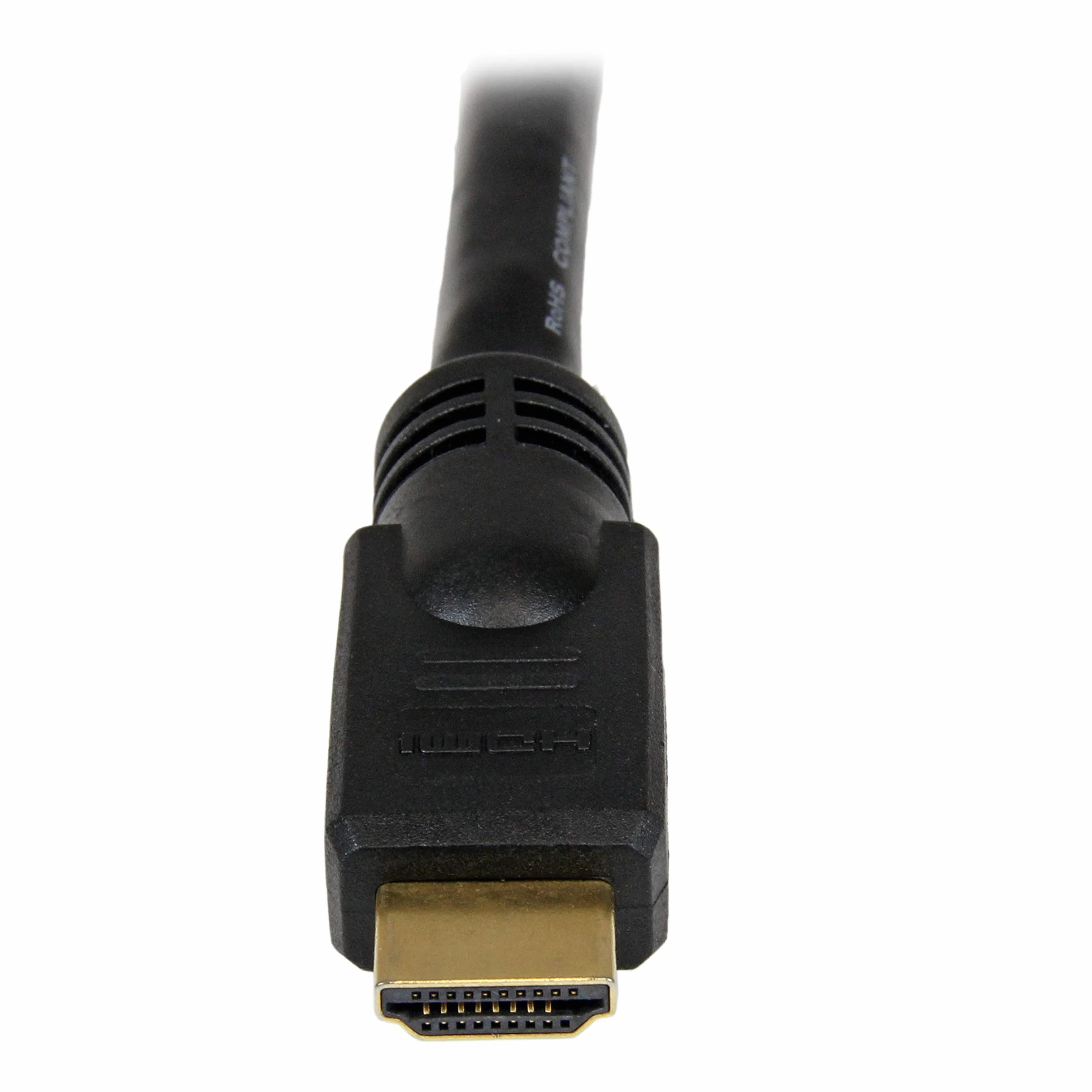 StarTech.com Kabel HDMI o wysokiej prędkości 15 m, M/M, 4K, 30 Hz, nie wymaga wzmacniacza sygnału, HDMI na HDMI, audio/wideo, pozłacany (HDMM15M)