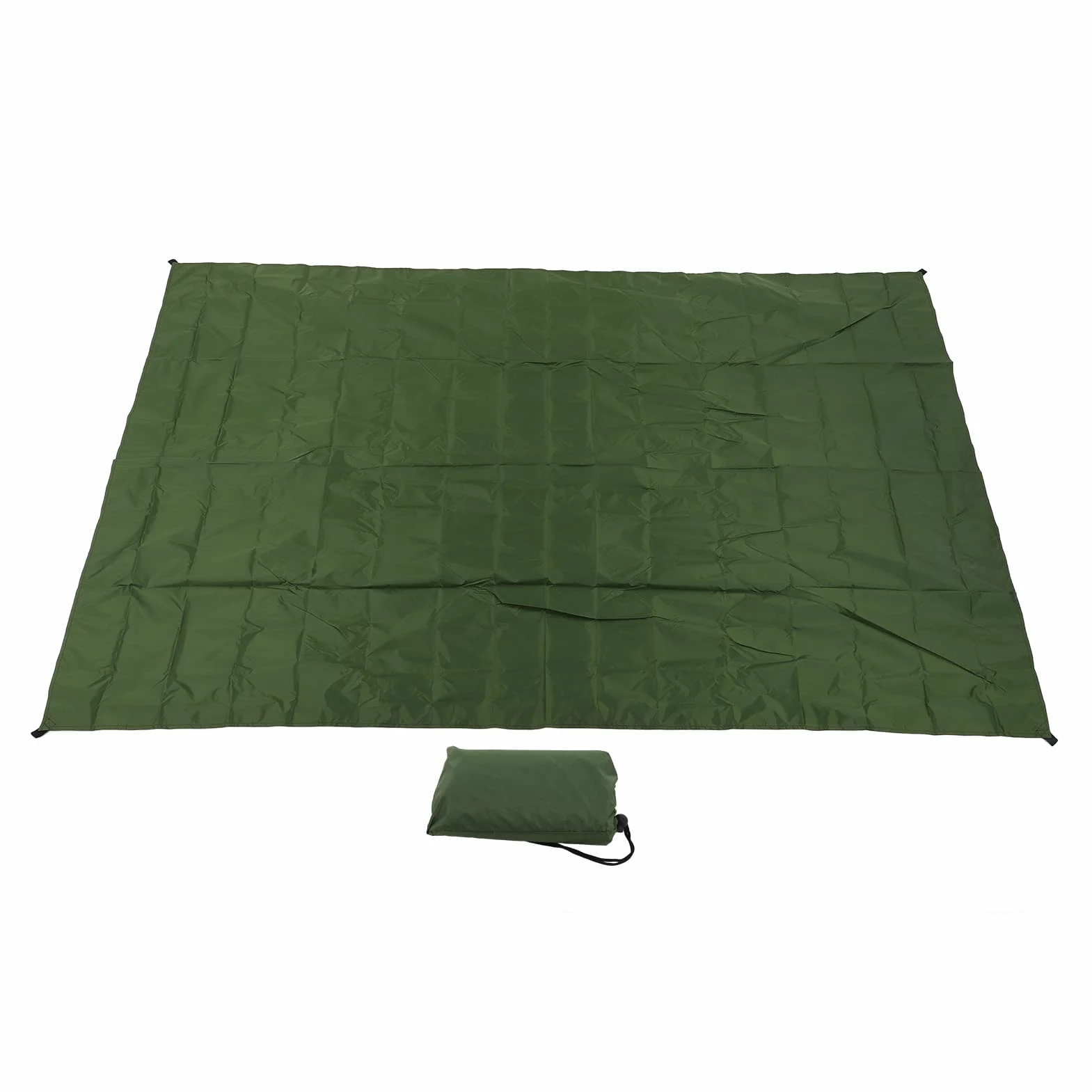 90x55in Koc Piknikowy, Mata Plażowa, Dywan Namiotowy, Koc Kempingowy z torbą do Przechowywania na Pikniki na świeżym Powietrzu, Kemping (GREEN)