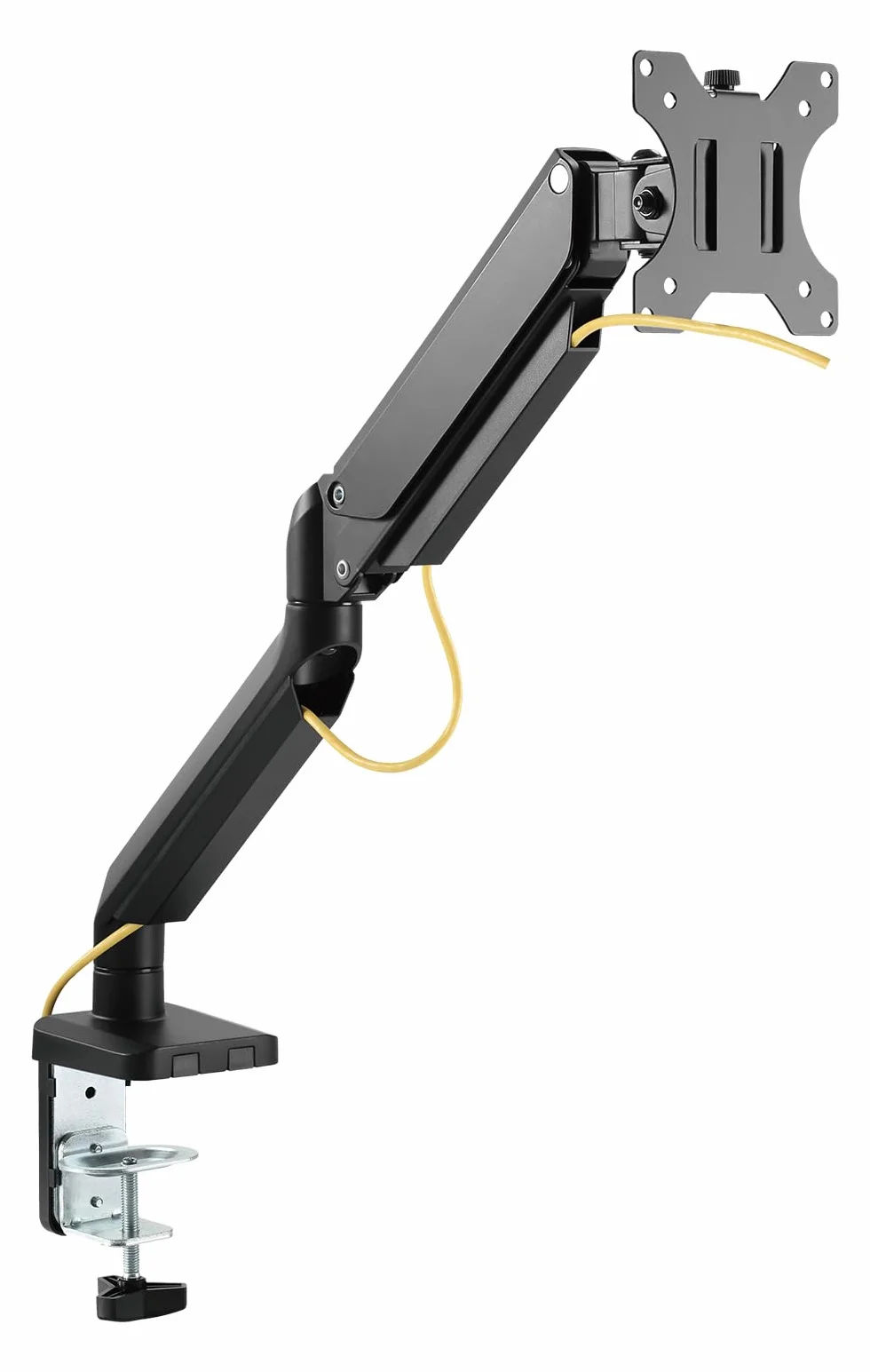 Deltaco ARM-0350 Płaski uchwyt na ekran biurkowy 81,3 cm (32") Zacisk/śruba czarna