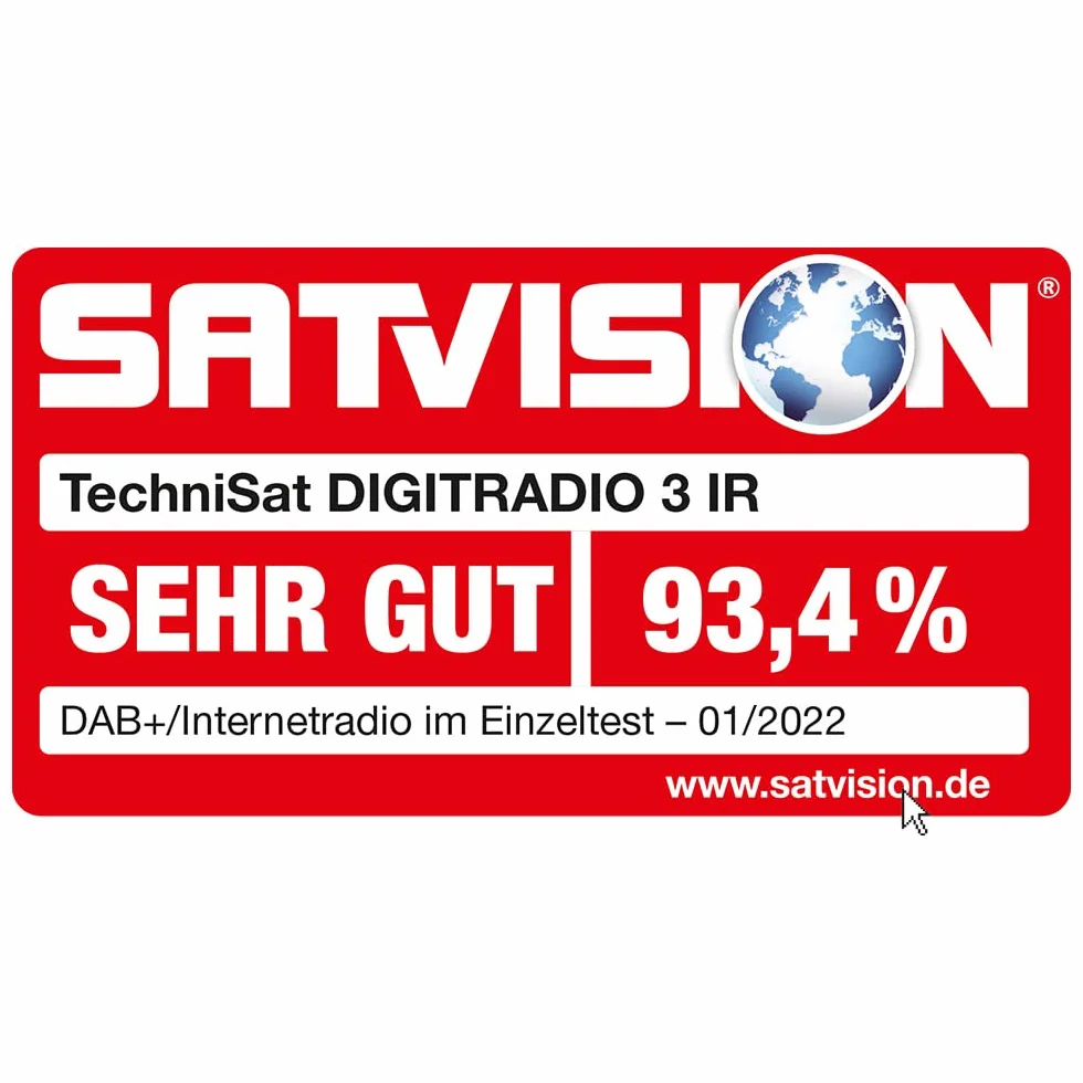 TechniSat DigitRadio 3 IR przenośny cyfrowy czarny, srebrny