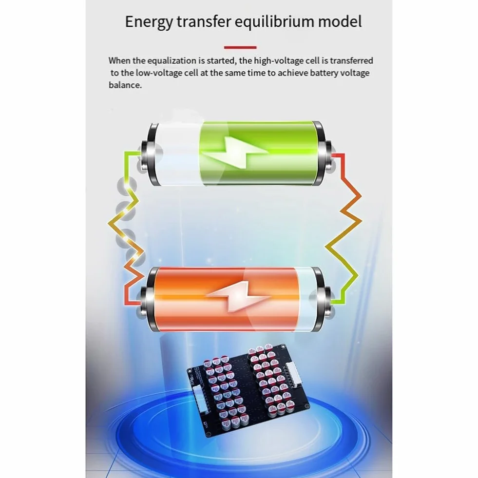 Aktualny Aktywny Balanser 5.5A 6S Equalizer Litowo-Jonowy Lifepo4 LTO Bateria Litowa Aktywny Korektor Balance Board