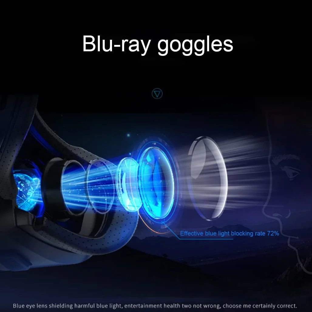 Okulary VR, zestaw słuchawkowy z wirtualnej rzeczywistości, zestawy słuchawkowe VR obsługujące Android i IOS, połączenie Bluetooth do iPhone 13 Pro Max/13 Pro/12/11, do Samsung Galaxy S21, Huawei, Xiaomi