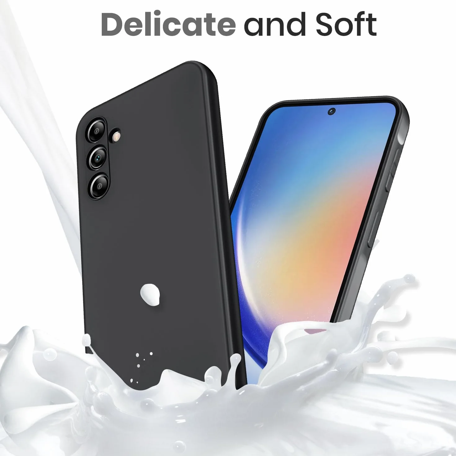 New&Teck Etui ochronne do Samsung Galaxy A35 5G, folia ochronna z hartowanego szkła, TPU, zderzak