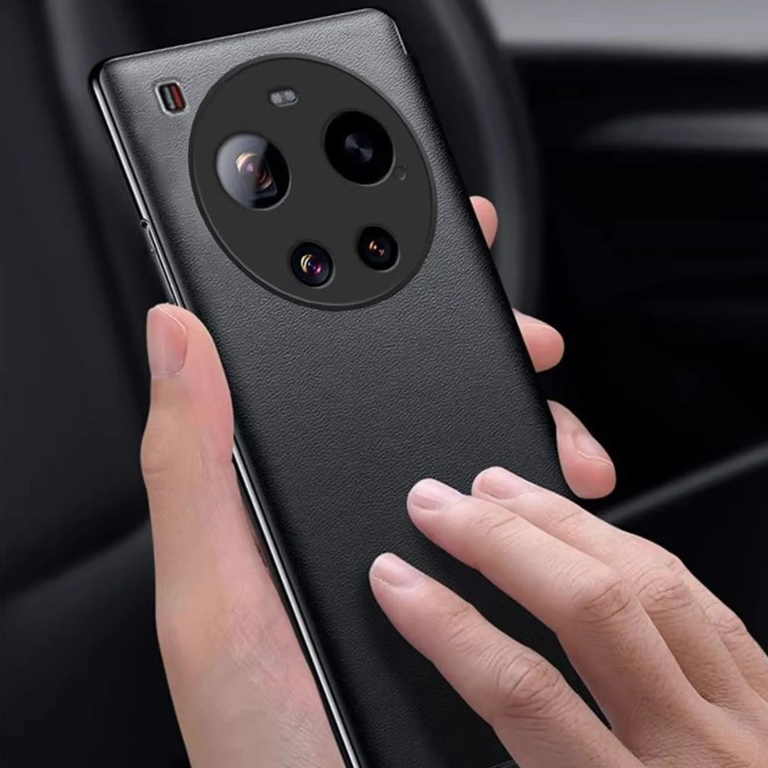 Etui do Xiaomi 17 Ultra/17 Pro Max/17 Pro/17, przezroczyste etui z klapką, odporne na wstrząsy skórzane etui, czarne, 17