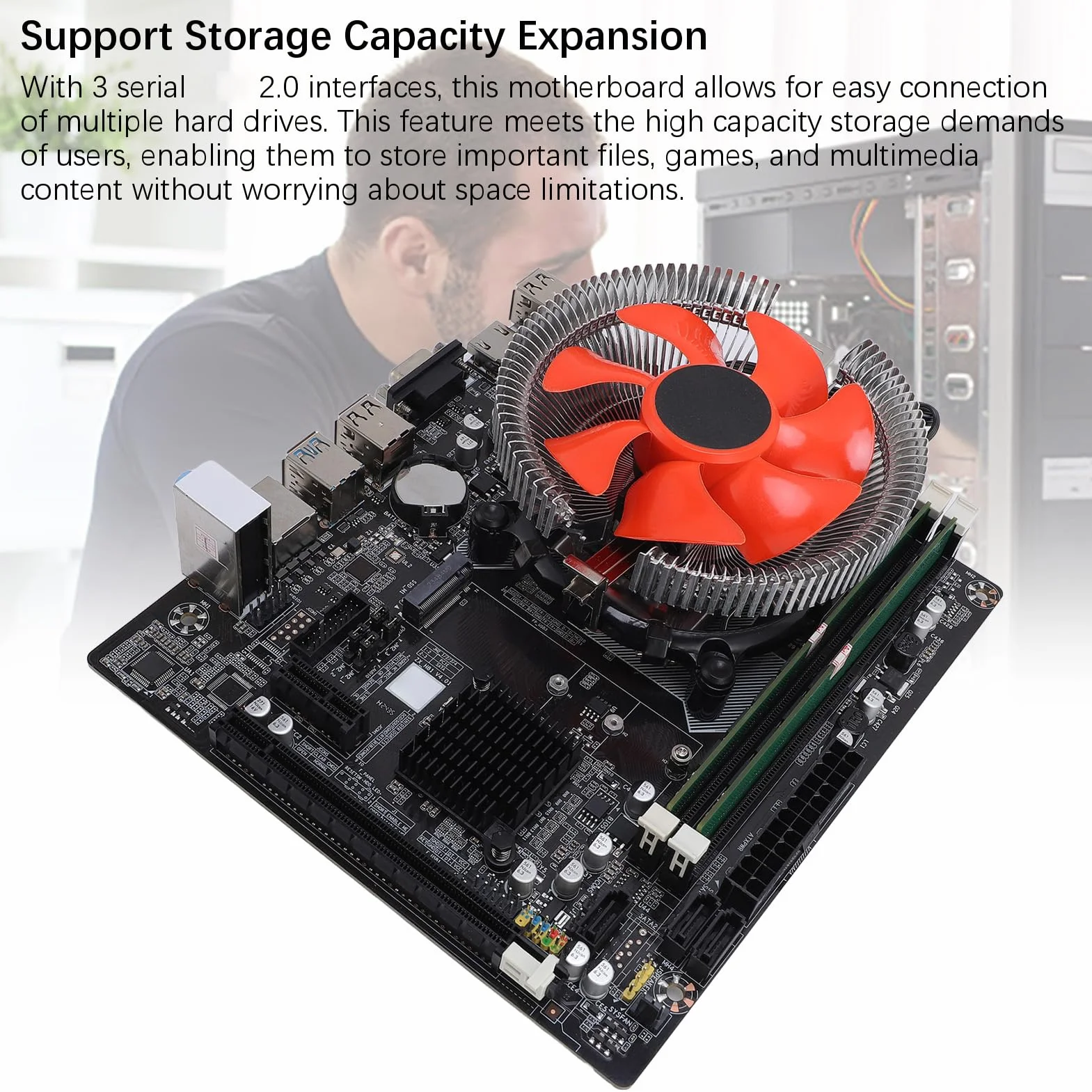 Zestaw Płyty Głównej H81 z I5-4570, 8 GB DDR3 RAM, M.2 Szybkie Gniazdo SSD, PCI-E 16X, SATA 2.0, USB 3.0, HDMI/VGA Port, Gigabit Lan, Zestaw Kompilacji Gier Komputerowych